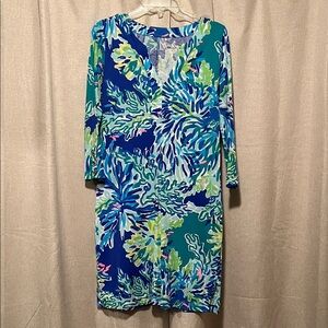 Lilly Pulitzer Wade and Sea Riva Pima Cotton Dress Size Small